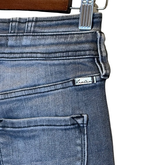 Kancan Women's Jeans Size 26 Skinny Gray Stretch High Rise Denim - Picture 7 of 11